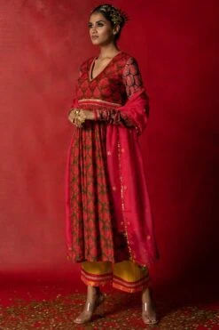 Pooja Keyur Pink Organza Embroidered Dupatta 9 Pooja Keyur Pink Organza Embroidered Dupatta -Inca Sales Store 229pk12 3