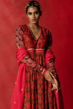 Pooja Keyur Pink Organza Embroidered Dupatta 10 Pooja Keyur Pink Organza Embroidered Dupatta -Inca Sales Store 229pk12 4