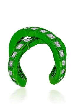 Isharya Parakeet Green Cross Ring -Inca Sales Store 22ip31 4