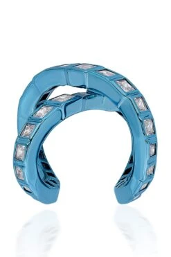 Isharya Aqua Blue Cross Ring -Inca Sales Store 22ip39 4