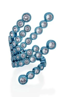 Isharya Aqua Blue Wrap Ring -Inca Sales Store 22ip51 3