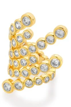 Isharya Aura Gold Wrap Ring -Inca Sales Store 22ip55 3