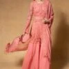 Ahilian Pink Floral Embellished Sharara Set -Inca Sales Store 2302an03 1