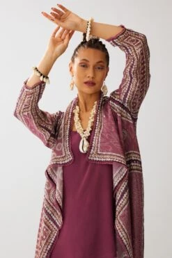 Rajdeep Ranawat Vintage Rose Ursula Floral Printed Jacket Set -Inca Sales Store 230623rr10 4