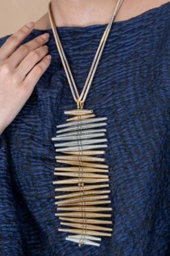 CVH Gold & Silver Beeri Pendant -Inca Sales Store 2310cvh2 3