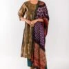 Prahnaaya Purple Handwoven Gold Zari Kurta Set -Inca Sales Store 2311pra1 1