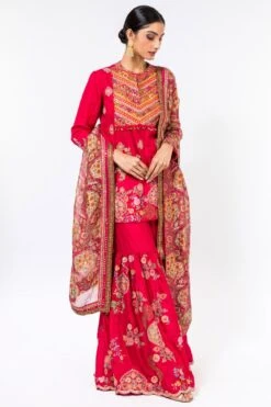 Debyani Magenta Embroidered Sharara Set -Inca Sales Store 2312deb5 3