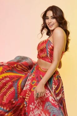 Saaksha & Kinni Pink Abstract Printed Blouse -Inca Sales Store 232bl 2 1