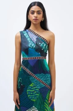 Kshitij Jalori Torres Strait Forest Green Dress -Inca Sales Store 23523kj16 4