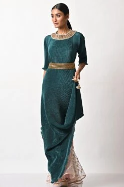 Kiran Uttam Ghosh Gold Embellished Belt -Inca Sales Store 23523kug15 4