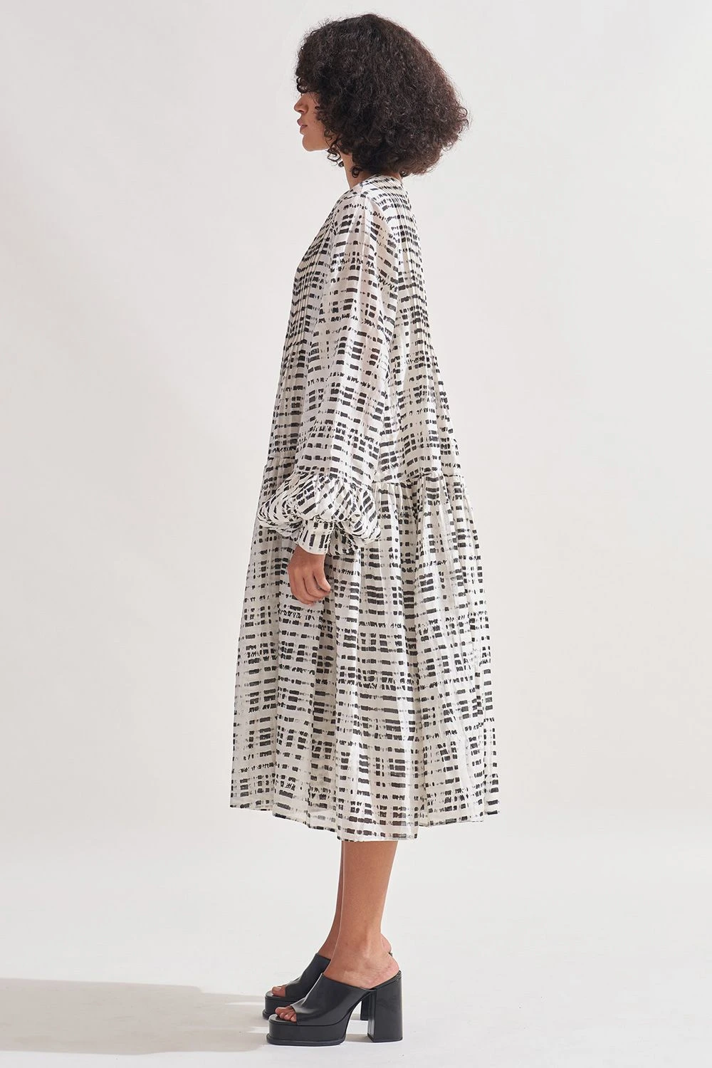 Amrich Shari Hand Block Printed Dress 4 Amrich Shari Hand Block Printed Dress - Image 2