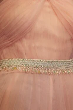 Lovetobag Ivory Embellished Waist Belt