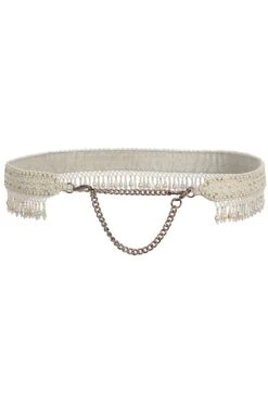 Lovetobag Ivory Embellished Waist Belt -Inca Sales Store 238lb48 4