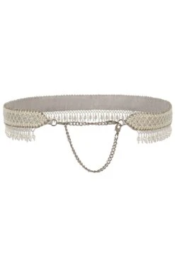 Lovetobag Kiah Silver Embellished Waist Belt -Inca Sales Store 238lb51 4