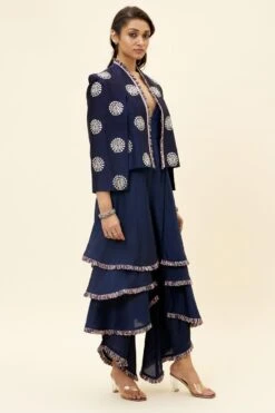 SVA Blue Noor Jacket & A Layered Jumpsuit -Inca Sales Store 23sva87 3