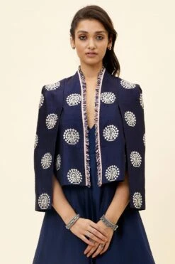 SVA Blue Noor Jacket & A Layered Jumpsuit -Inca Sales Store 23sva87 5