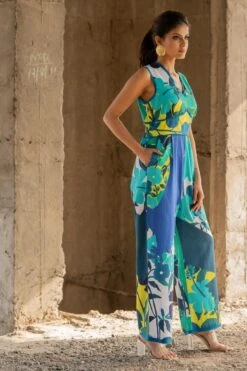 Pooja Keyur Blue Paradise Jumpsuit -Inca Sales Store 24042023pk05 3