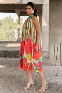 Pooja Keyur Colour Burst Stripe Dress -Inca Sales Store 24042023pk09 2