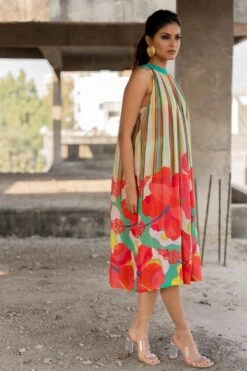 Pooja Keyur Colour Burst Stripe Dress -Inca Sales Store 24042023pk09 3