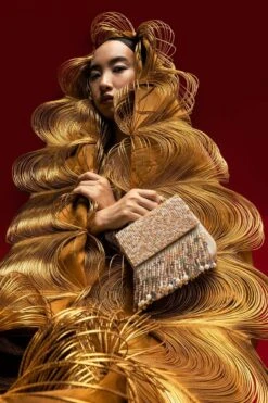 The Right Sided Pinar Tall Box Hand Embroidered Bag