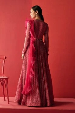 Ridhi Mehra Martha Folk Printed Anarkali Set 7 Ridhi Mehra Martha Folk Printed Anarkali Set -Inca Sales Store 2405rm02 3