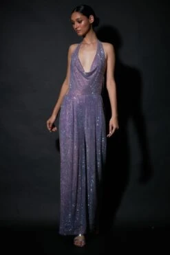 Itrh Peri Embellished Cowl Neck Jumpsuit