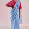 ILK Blue Heather Sari Set