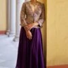 Mrunalini Rao Purple Alka Jacket Set -Inca Sales Store 24423mrr7 1
