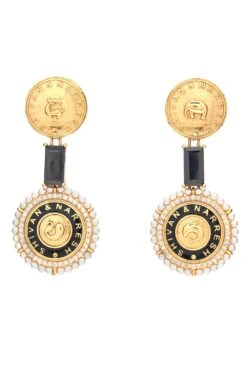 Aulerth Numisma Duo Earrings By Shivan & Narresh -Inca Sales Store 24523aul18 4