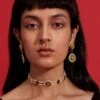 Aulerth Numisma Studded Choker By Shivan & Narresh