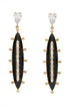 Aulerth Numisma Oblong Earrings By Shivan & Narresh -Inca Sales Store 24523aul2 3