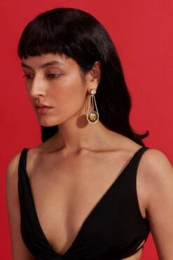 Aulerth Numisma Pendulum Earrings By Shivan & Narresh