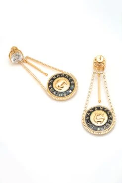 Aulerth Numisma Pendulum Earrings By Shivan & Narresh -Inca Sales Store 24523aul3 3