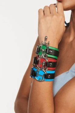 Outhouse Red Vegan Leather Bracelet 8 Outhouse Red Vegan Leather Bracelet -Inca Sales Store 2507ot52 4