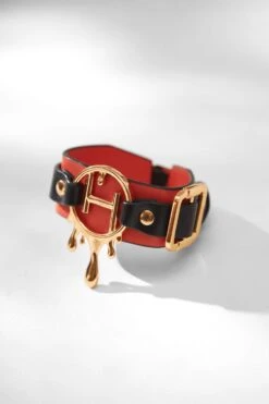 Outhouse Sundial Orange Vegan Leather Bracelet 7 Outhouse Sundial Orange Vegan Leather Bracelet -Inca Sales Store 2507ot54 2