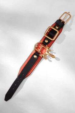 Outhouse Sundial Orange Vegan Leather Bracelet 9 Outhouse Sundial Orange Vegan Leather Bracelet -Inca Sales Store 2507ot54 4