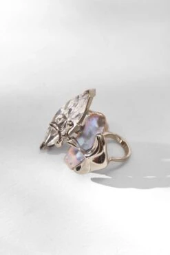 Outhouse Silver Shroomhead Double Ring -Inca Sales Store 2507ot58 3