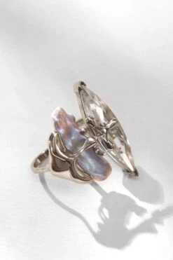 Outhouse Silver Shroomhead Double Ring -Inca Sales Store 2507ot58 4