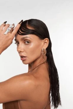 Outhouse Gold Loop Earrings -Inca Sales Store 2507ot59 3