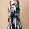 Nikita Mhaisalkar Black Abstract Printed Jumpsuit -Inca Sales Store 251023nm9 1