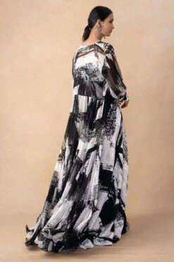 Nikita Mhaisalkar Black Abstract Printed Jumpsuit -Inca Sales Store 251023nm9 5