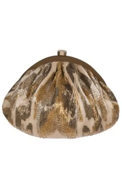 Lovetobag Peerless Gold Amber Pouch