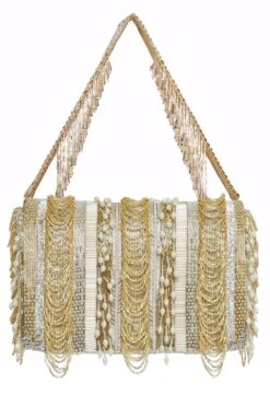 Lovetobag Gold Ruched Flapover Clutch -Inca Sales Store 2511lb20 2