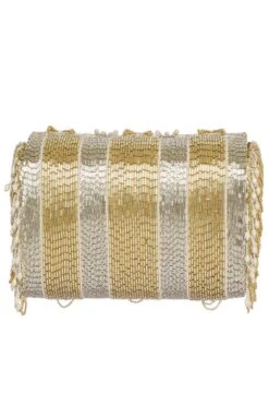 Lovetobag Gold Ruched Flapover Clutch -Inca Sales Store 2511lb20 4