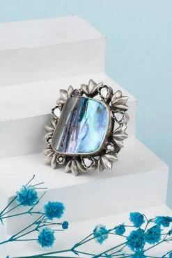 Sangeeta Boochra X Nitibha Kaul Silver Marina Ring