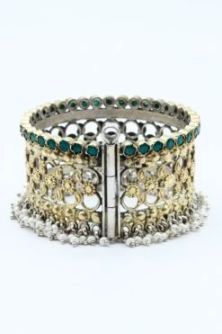 Sangeeta Boochra X Nitibha Kaul Silver Hena Bracelet -Inca Sales Store 25423sbn6 3