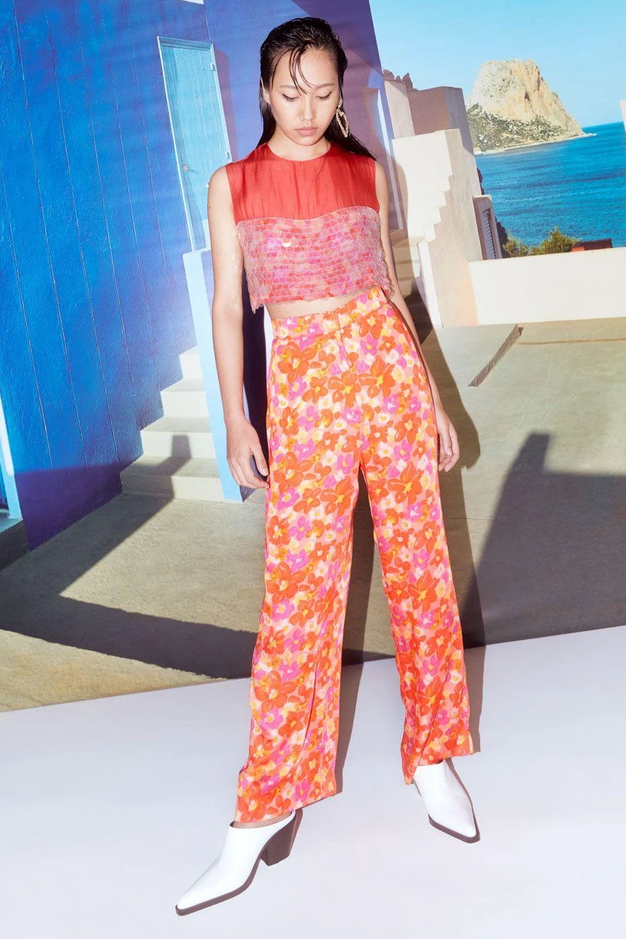 Studio RIGU Red Poppy Printed Co-ord Set 4 Studio RIGU Red Poppy Printed Co-ord Set - Image 2