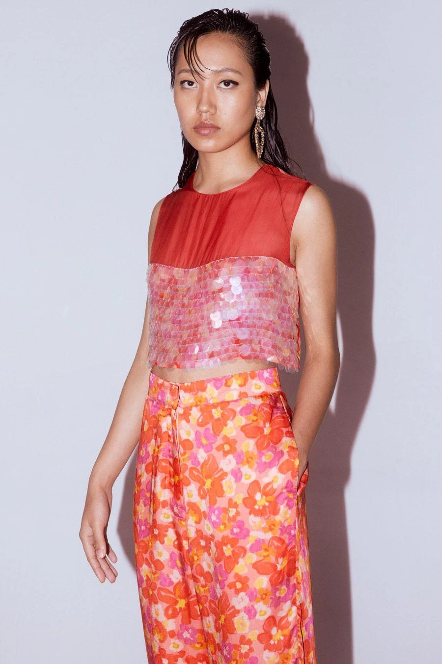 Studio RIGU Red Poppy Printed Co-ord Set 5 Studio RIGU Red Poppy Printed Co-ord Set - Image 3