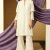 Twenty Nine Ivory Cuff Sleeves Jacket & Pants Set 2 Twenty Nine Ivory Cuff Sleeves Jacket & Pants Set -Inca Sales Store 254tn37 1