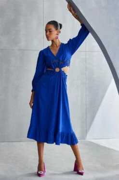 Namrata Joshipura Vervain Waist Cut Out Dress -Inca Sales Store 25723nj11 2